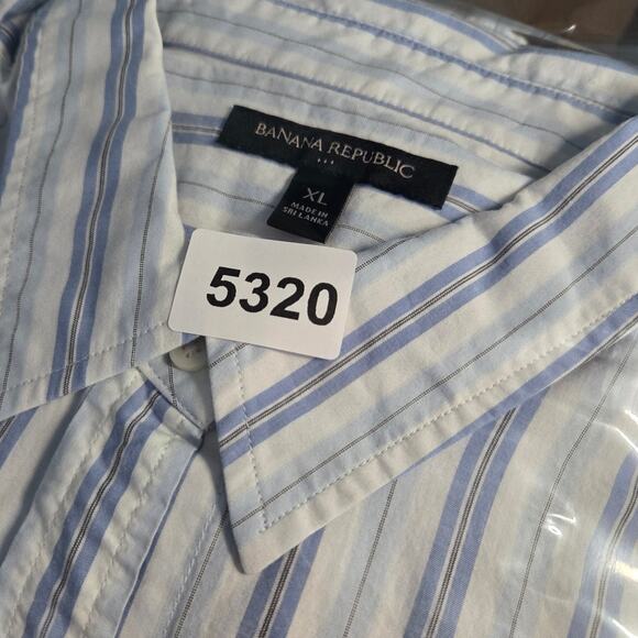 Banana Republic Shirt Mens Size XL Long Sleeve Button Down (3/4 sleeves) - Picture 13 of 13